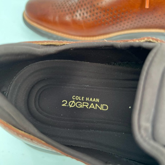 NWOT Cole Haan Zerogrand Laser Wingtip Oxfords men’s shoes - Picture 8 of 9